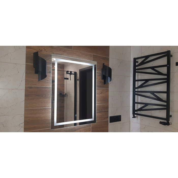 LED-дзеркало у ванну кімнату 50x100 з сенсорним перемикачем