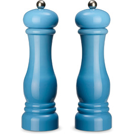 Набір для помелу спецій Echtwerk (2 шт.) - соляна та перечна млинки з ABS-пластику, керамічний механізм, ручна, блакитний, 21 см