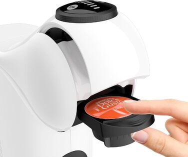 Кавова капсульна машина NESCAFÉ Dolce Gusto Genio S KRUPS, 15 бар, компактна, біла, авто-вимкнення, понад 30 напоїв