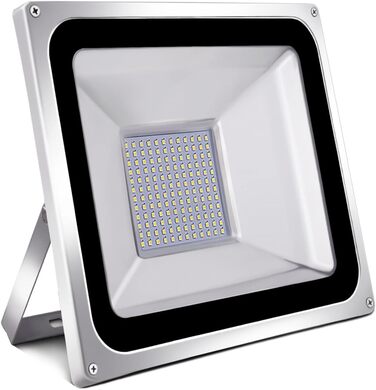 LED Floodlight Outdoor 100W Outdoor Spotlight | LED Floodlight Floodlight Outdoor Searchlight Cold White | Super Bright 10000LM 6000K Cold White IP65 Waterproof Floodlight Wall Light for Garden Sports Field