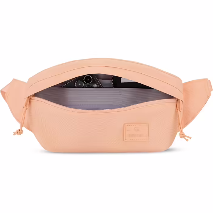 JOHNNY URBAN Waist Bag Women & Men - Tom - Belt Bag With Flexible Belt for Festival - Stylish Crossbody Chest Bag - Water-Repellent (Peach)