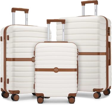 Чемодан KONO: середній, ABS+PC, з коліщатами та кодовим замком (66 см)