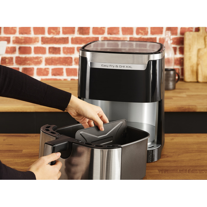 Аерофритюрниця та гриль 2в1 Tefal XXL: безмасляна фритюрниця, 1400 Вт, 6.5 л, з сепаратором