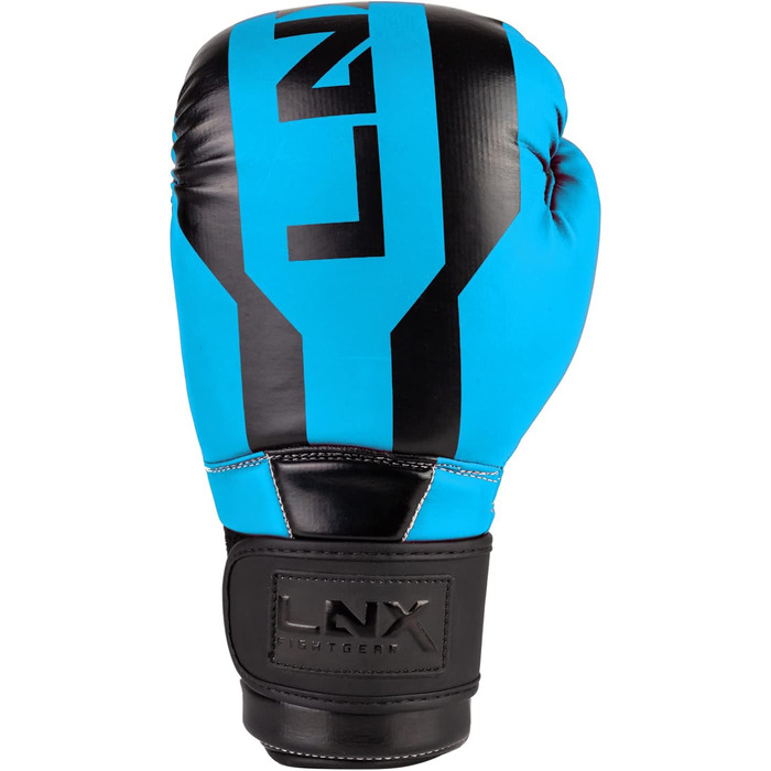 Боксерські рукавички LNX Stealth - чоловічі/жіночі, 8-16 Oz, для боксу, кікбоксингу, муай-тай, ММА, спарингу, тренувань, матеріал: Ultimatte Aqua (403)