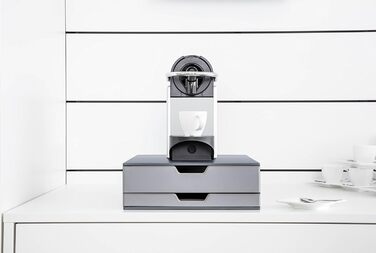 Скринька для кави та чаю Durable (2 шухляди, антрацит) 338358 - Скринька для кавової станції/офісу