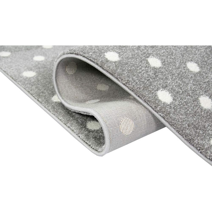 Дитячий килим Merinos Hüpfspiel, ігровий килим-батут, сіро-рожево-кремовий, 120x170 см