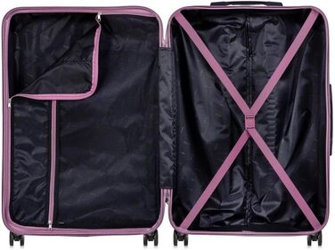 Чохол-валіза OCHNIK Marineblau XL (76x51x30 см, 97 літрів) – ABS, 4 колеса