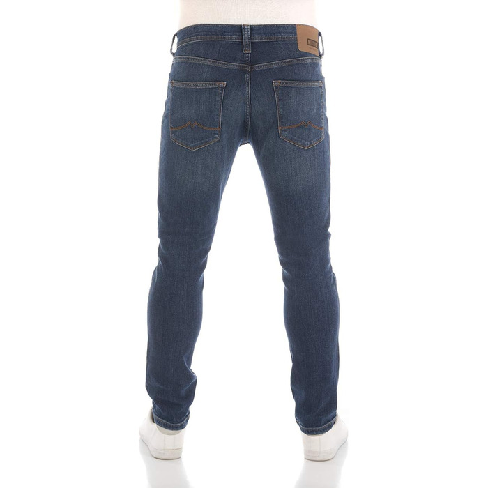 Чоловічі джинси MUSTANG Vegas Slim Fit Stretch Denim - сині, чорні, сірі (30-44, 30L-34L)