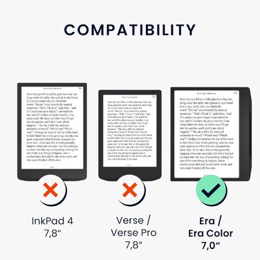 Чохол-книжка kwmobile для Pocketbook Era/Era Color: з екошкіри, з петлею для руки, сірий «Схід Сонця» 22