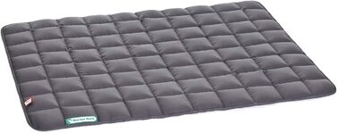 М'яка та якісна лежанка для собак Doctor Bark, розмір L, 100x80 см, сіра, для великих собак, міцна, для дому та вулиці, можна прати до 95°C