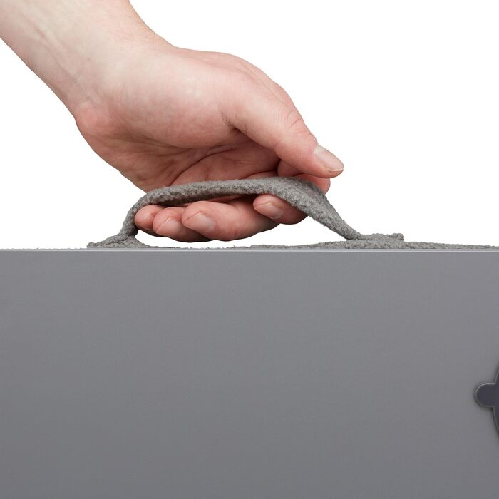 Підставка для ноутбука Relaxdays з LED-підсвічуванням, сіра - портативна, з тримачем для напоїв