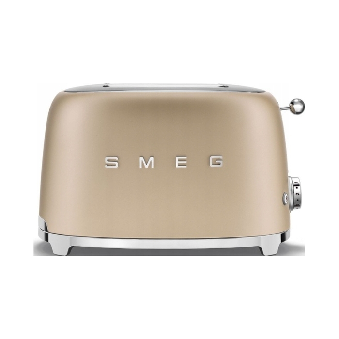 Тостер Smeg TSF01CHMEU, жовтий/золотистий, 950 Вт