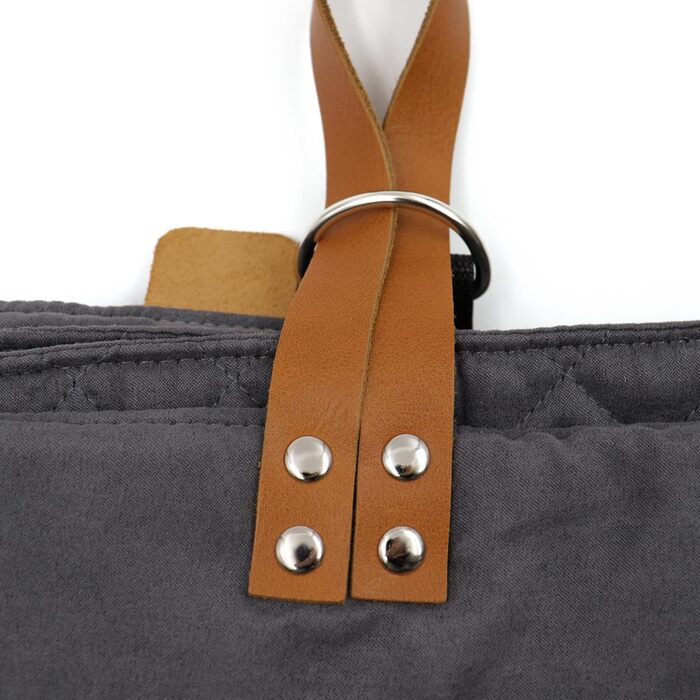 Килимок для собак Paws&Co: портативний, складний, 75x50 см (Сірий)