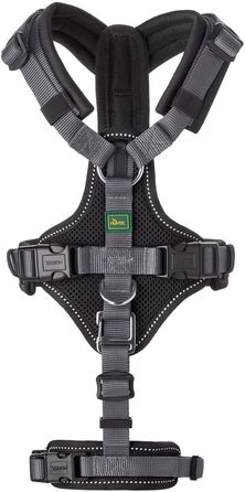 Нашийник захисний Maldon чорний/сірий, розмір M-L