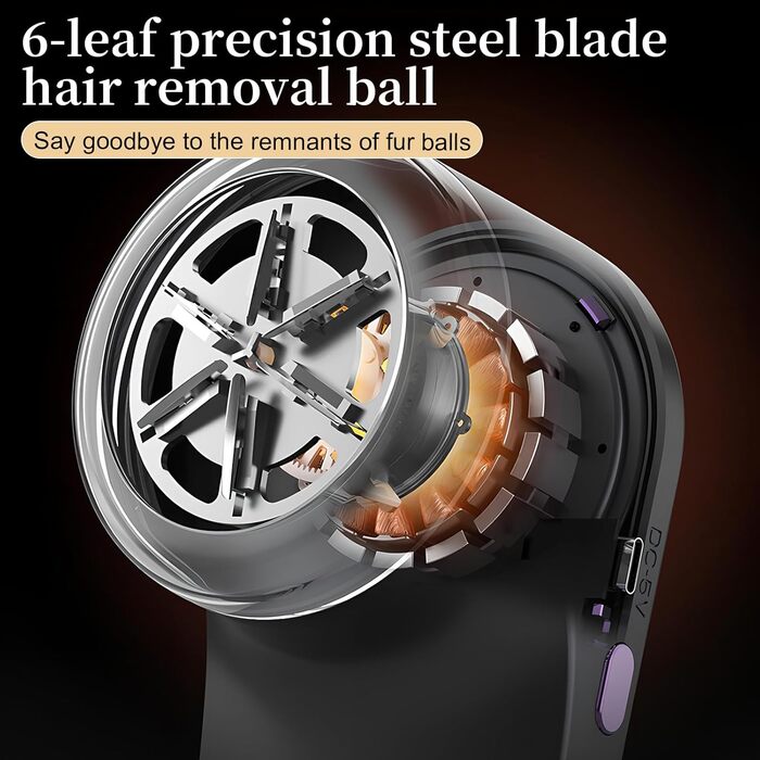 Електричний видалення ворсу 9000 об/хв бездротовий, з LCD-дисплеєм. Потужний видалення ворсу для одягу, диванів, ковдр. В комплекті захисна сітка