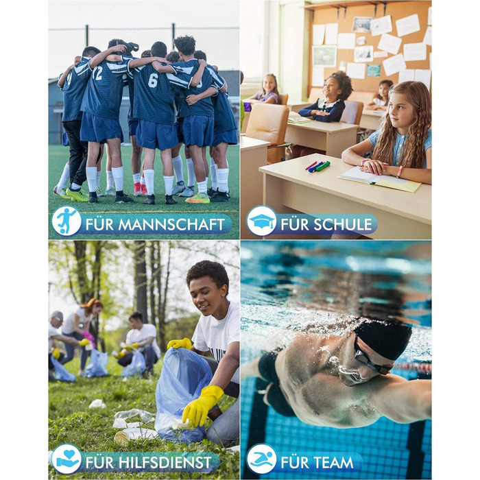 Фляга спортивна Feijian 1L з карабіном - термофляга з нержавіючої сталі, витримує напій з газом, без BPA, для спорту, відпочинку, школи, кемпінгу, велосипеду, армійський зелений (блакитний & червоний)