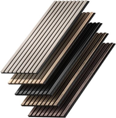 Акустичні настінні панелі Vicco для покращення звукоізоляції приміщення, коричневі, 8 шт.