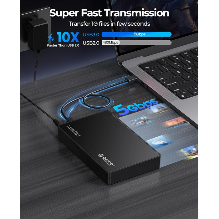 Зовнішній корпус для HDD/SSD ORICO 3.5