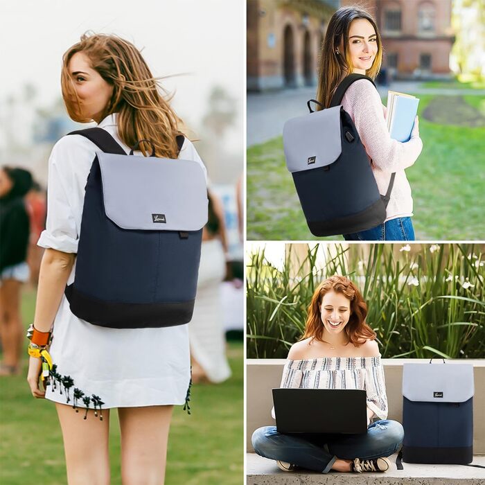 Шкільний рюкзак LOVEVOOK для дівчаток-підлітків, водонепроникний, з відділенням для ноутбука 15.6