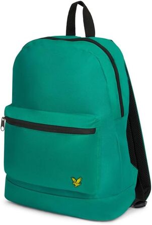 Чоловічий рюкзак Lyle & Scott 17 л, міцний матеріал, відділення для ноутбука, базовий дизайн, колір зелений