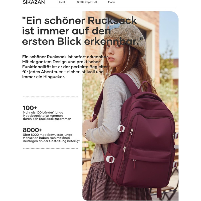 Шкільний рюкзак для підлітків: чорний, унісекс, 44*31*15 см