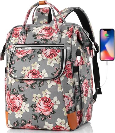 Жіночий рюкзак, шкільний рюкзак для дівчаток-підлітків, 15.6