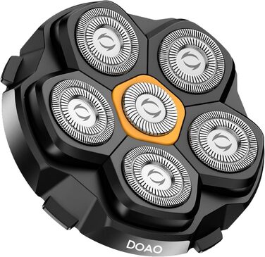Електричний гоління для чоловіків DOAO 2025: водонепроникний, з 6D-флексом, плаваюча головка, для сухого та вологого гоління, USB-C, ідеально для подорожей
