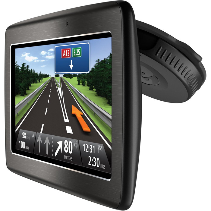 Навігатор TomTom Via 120 Central Europe з Bluetooth, TMC, голосовим керуванням, асистентом паркування, дисплеєм 4,3