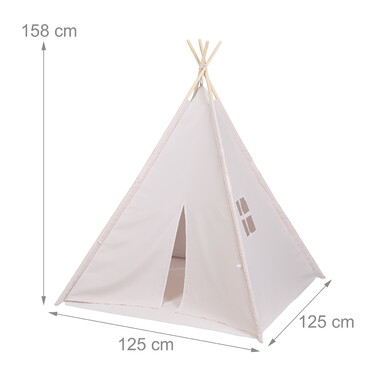 Ігровий намет Relaxdays Teepee з килимком для підлоги