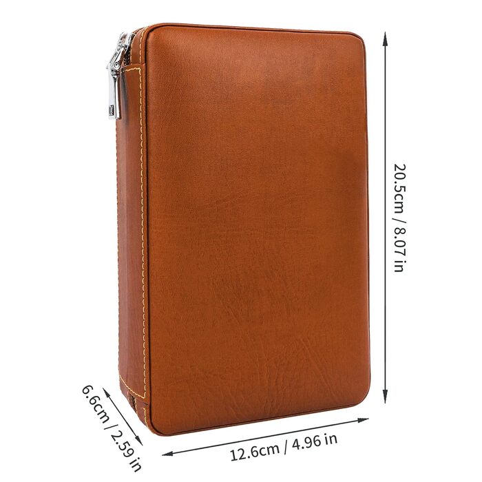 Чохол для сигар на 4 сигари з ніжцем та зволожувачем, шкіряний, подарунок для друга нареченого, на день народження