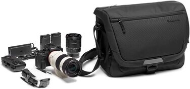 Сумка Manfrotto Advanced Shoulder Bag M III для дзеркальної та бездзеркальної камери з об'єктивом + дощовик