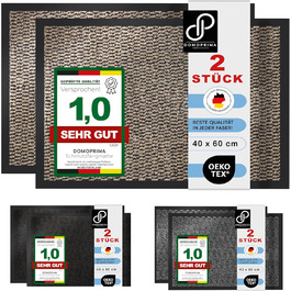 Commercial Grade Entrance Mat - 90x150cm - Non-Slip, Weatherproof, Washable Entrance Mat for Indoor/Outdoor Use