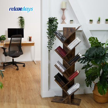 Книжкова шафа Relaxdays 9 рівнів