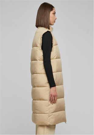 Жіночий жилет Urban Classics з пуховим наповнювачем, великий розмір 3XL, колір wet sand