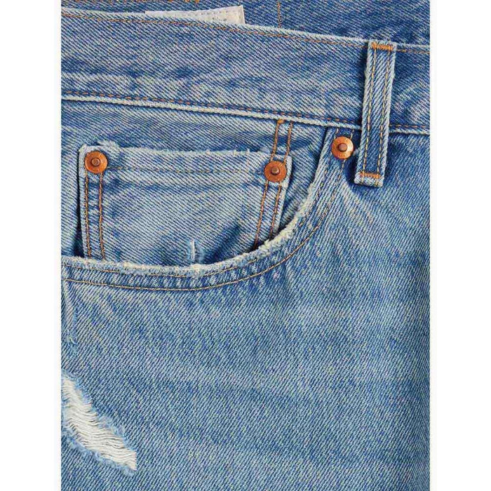 Джинси Levi's 501 Original Fit чоловічі, класичний крій, синій денім