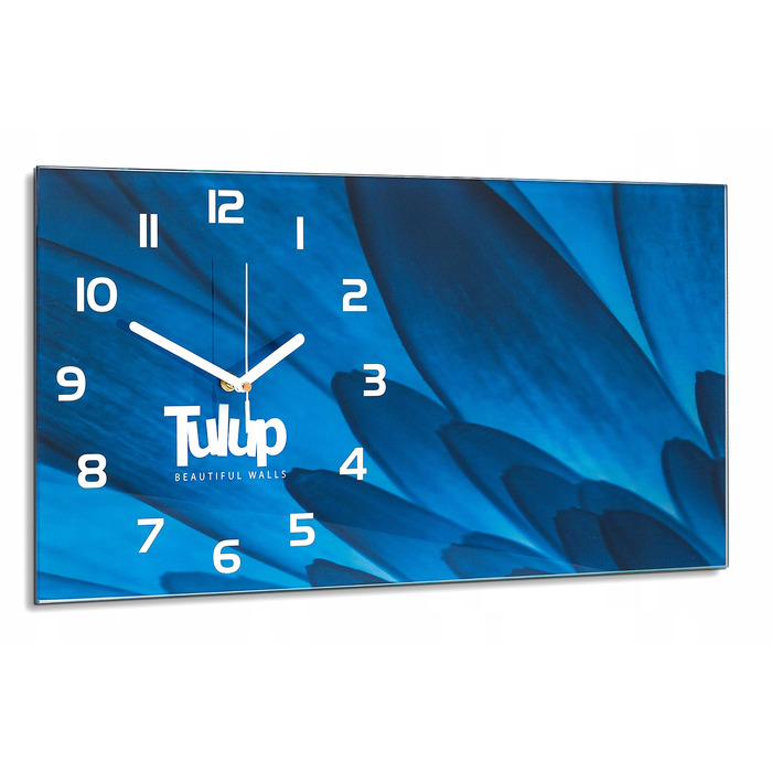 Настінний скляний годинник 