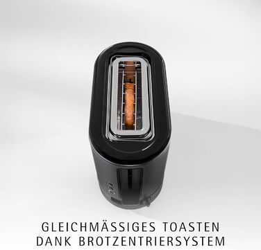 Тостер WMF Lono Silk з нержавіючої сталі, 2 слоти, XXL-насадка для бургерів, 7 рівнів підсмажування, LED-дисплей, знімний піддон для крихт, анти-відбитки, 900 Вт