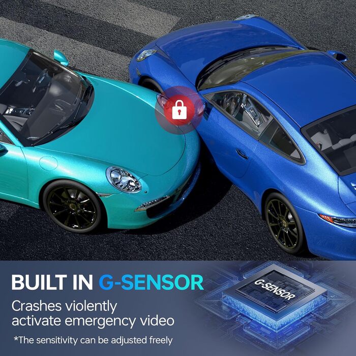 Відеореєстратор Dashcam 2.5K QHD з двома камерами (передня та задня) | DC339CT-18 | 64GB карта в подарунок