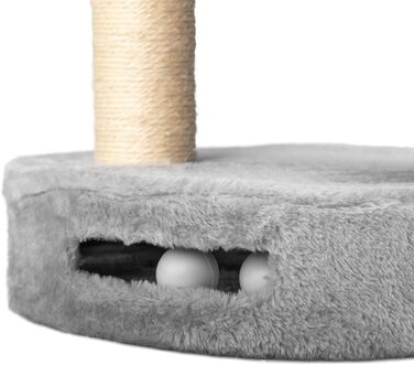 Драбина-кіготник для котів AQPET Panama, 58 см, сірий колір