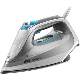 Braun TexStyle 9 Steam Iron SI 9270WH - Iron with Freeglide 3D sole, vertical steam, 3100 watts, white