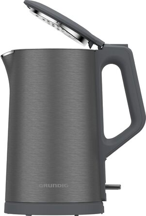 Електричний чайник Grundig WK 7340 Dark Inox: 1.5 л, 2150 Вт, автоматичне відключення, нержавіюча сталь