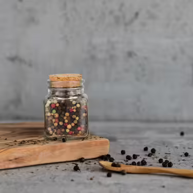 Relaxdays Spice Jars Set of 20 with Cork Lids