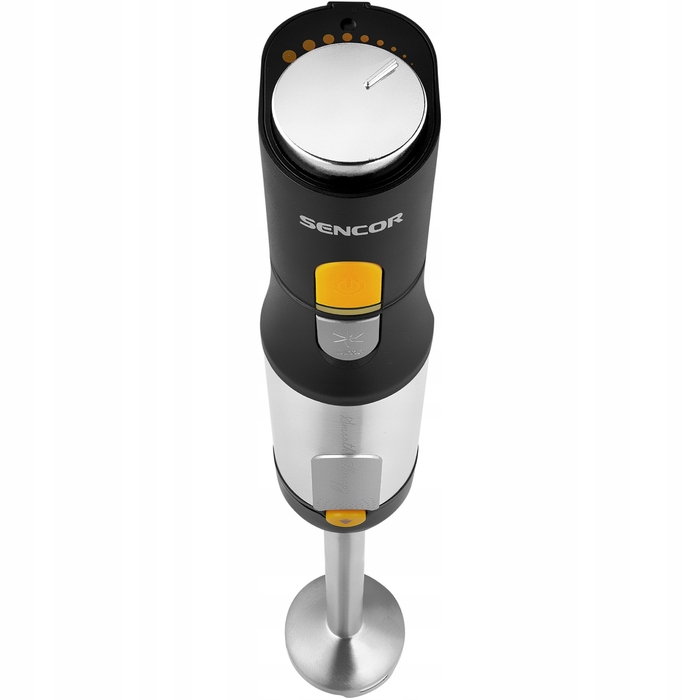 Вертикальний ручний блендер Sencor SHB 6302BK 5в1, 1200 Вт, TITANIUMQuadBlade, чорний
