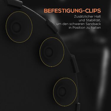 Стенд-боксерський мішок SPORTNOW, 65-175 см, з сорбентом, боксерські рукавиці, обладнання для боксу та кікбоксингу, пластик, чорний