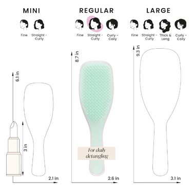 Твізер Блоу-Стайлінг Щітка для волосся Tangle Teezer (1 шт., Babyrosa та Minze)