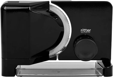 Електричний шматодаватель Ritter E 16 з металу, Made in Germany, сріблястого кольору (чорний)