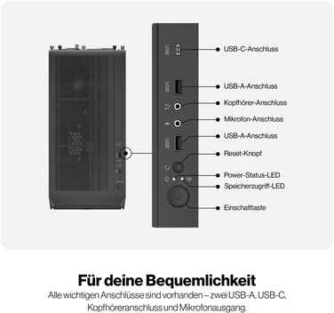 Корпус для ПК Endorfy Arx 700 Air ATX зі скляною бічною панеллю