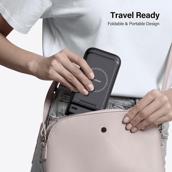 Бездротова зарядна станція 3-в-1 для Google Pixel Watch 3/2, Fitbit Versa 4/3, Sense 2/1, Samsung Galaxy S26 Ultra, iPhone 17 та Pixel Buds Pro 2 - SwanScout 703G2 (Чорний)