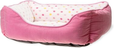 Ліжко для котів Karlie Katzenbett Dot, рожеве, розмір L (47x39 см)
