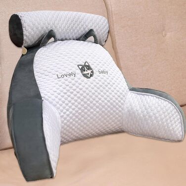 Подушка для спини з підлокітниками для ліжка, подушка для читання, 60x40 см